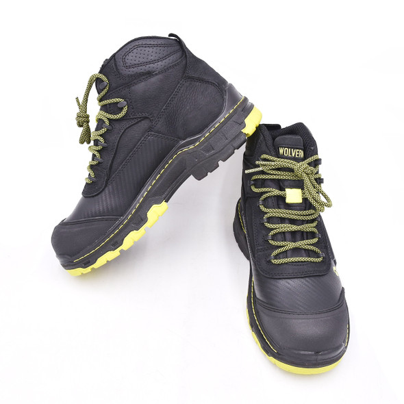 product variation Open Box (Great condition, limited use): WOLVERINE Overpass, Color: Black/Lime, Size: 8, Width: EW (W241171-8-EW) image