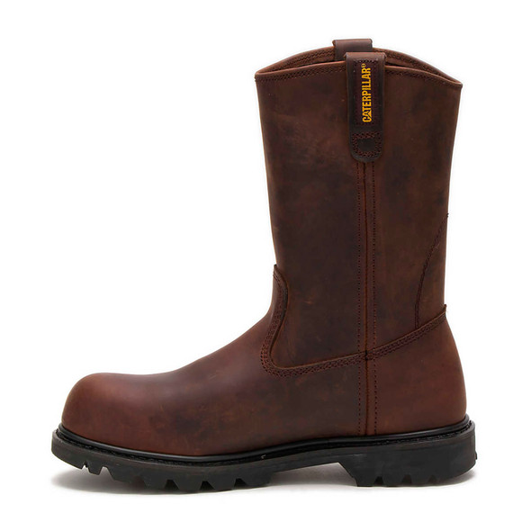 product variation CAT Men's Revolver Steel Toe Dark Brown Work Boots (P89516) image
