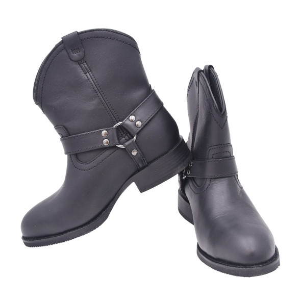 product variation Open Box (Great condition, limited use): Frye Supply Women's FR40601F Black The Safety-Crafted Harness Boot Steel 6" Boot, 6.5M image