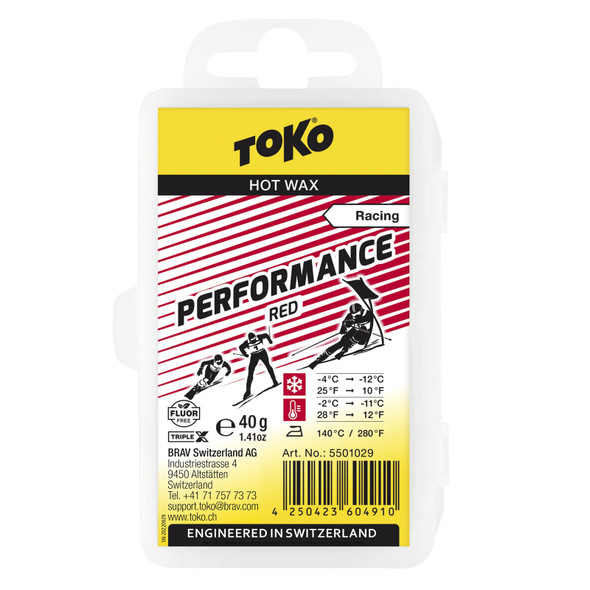 product variation TOKO Performance Red 40g Hot Wax (5501029) image