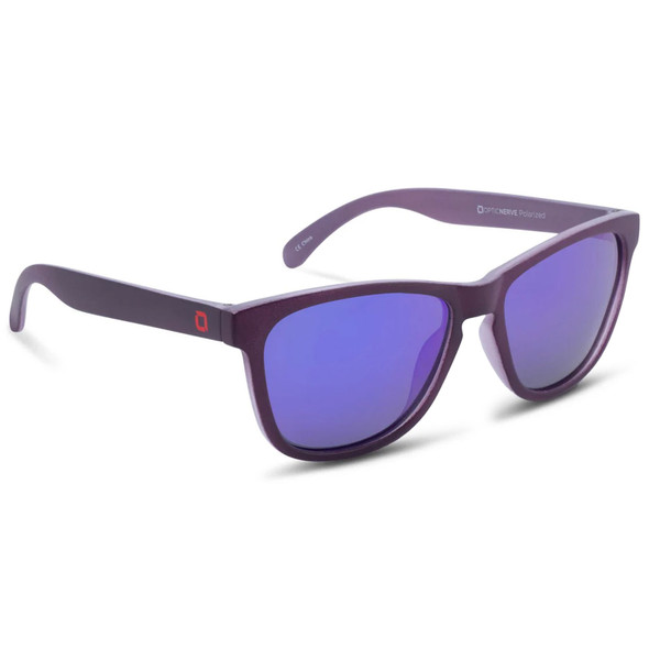 product variation OPTIC NERVE Unisex Fairplay Purple Frame with Polarized Brown Lens Purple Mirror Sunglasses (22768) image