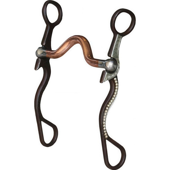 product variation PROFESSIONAL'S CHOICE Bob Avila Signature Shank Medium Copper Port Bit (AVB-126) image