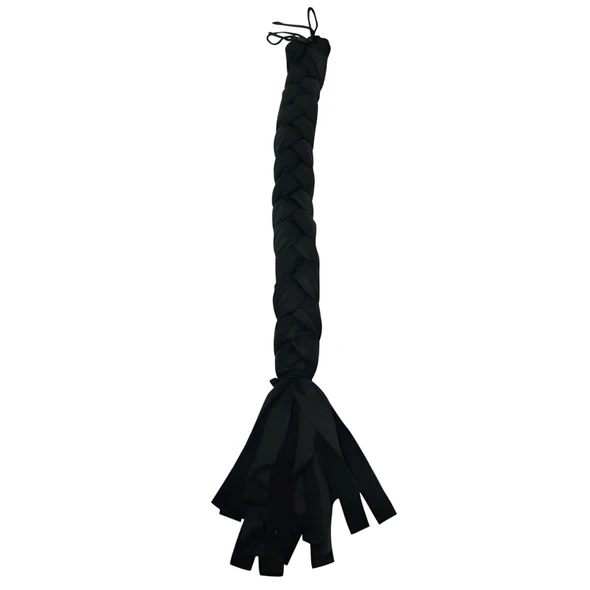 product variation PROFESSIONAL'S CHOICE Polar Fleece/Lycra Mix Black Tail Braid, Large (TBP-00498 BLACK) image