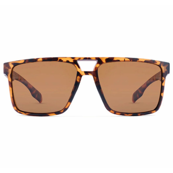 product variation OPTIC NERVE Unisex Larimer Matte Tortoise Sport Sunglasses with Polarized Brown Lens (22848) image