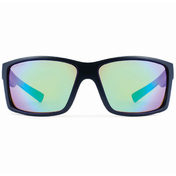 product variation OPTIC NERVE Unisex Staunton Matte Black Frame with HYDROGLARE Polarized Brown Lens Green Mirror Sunglasses (22875) image
