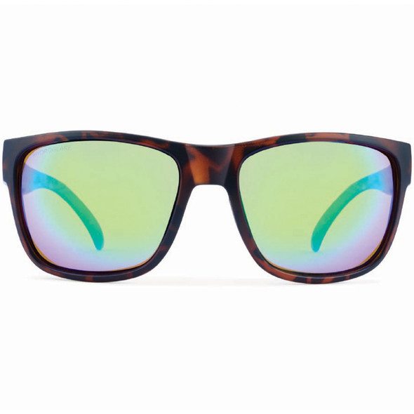 product variation OPTIC NERVE Kingfish Matte Tortoise Sunglasses with Hydroglare Polarized Brown Lens Green Mirror (22878) image