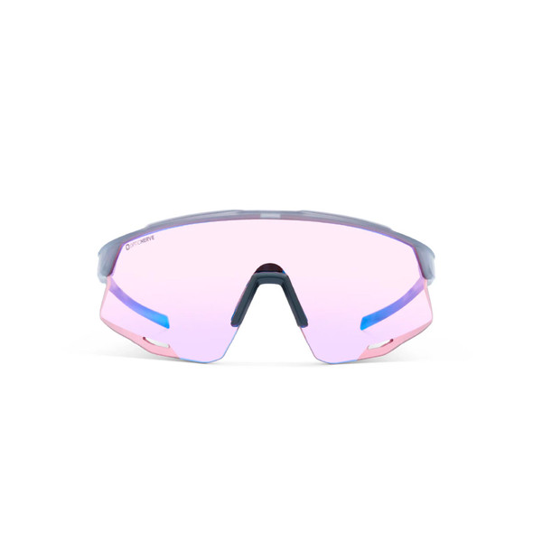product variation OPTIC NERVE FixieAIR Crystal Gray with Rose Lens Blue Flash Mirror Sunglasses (22800) image