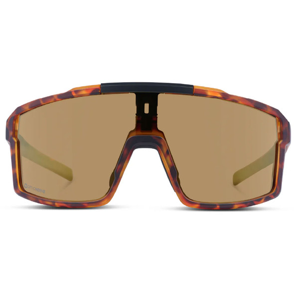 product variation OPTIC NERVE FixieRUSH Matte Tortoise with Brown Lens Gold Mirror Sunglasses (22815) image