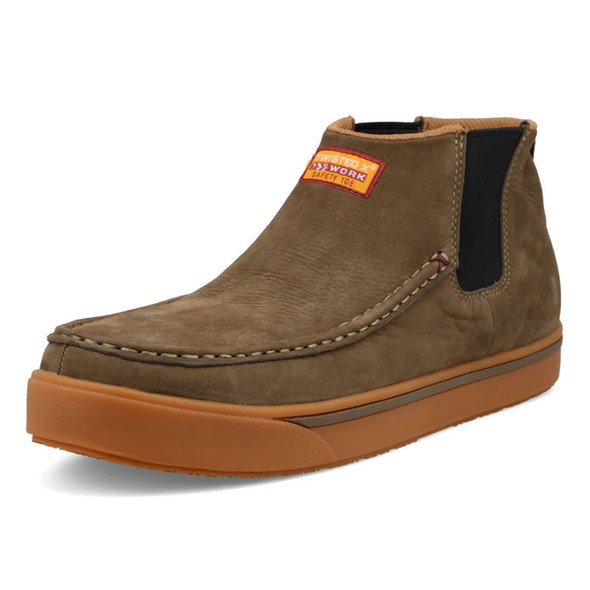 product variation TWISTED X Men's 4in Chelsea Kicks Shitake Work Boots (MCAN014) image