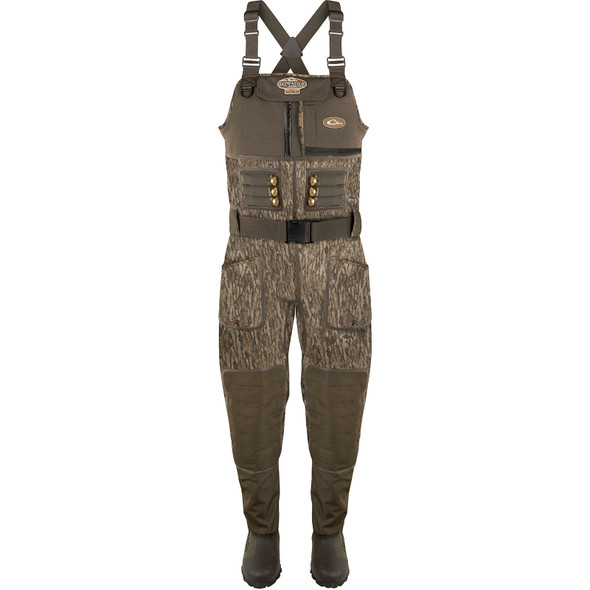 product variation Open Box (Great condition, limited use): DRAKE Buckshot Eqwader 1600 Neoprene Wader 3.0 - Stout, Color: Bottomland, Size: 10 (DF8501-006-10) image