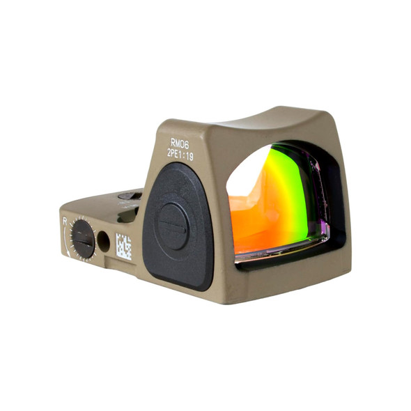 product variation TRIJICON Dual Defense RMR Type 2 FDE 3.25 MOA Reflex Red Dot Sight w/ M17/18 Mount and Can/Optic Height Night Sights (RM06-C-700816) image