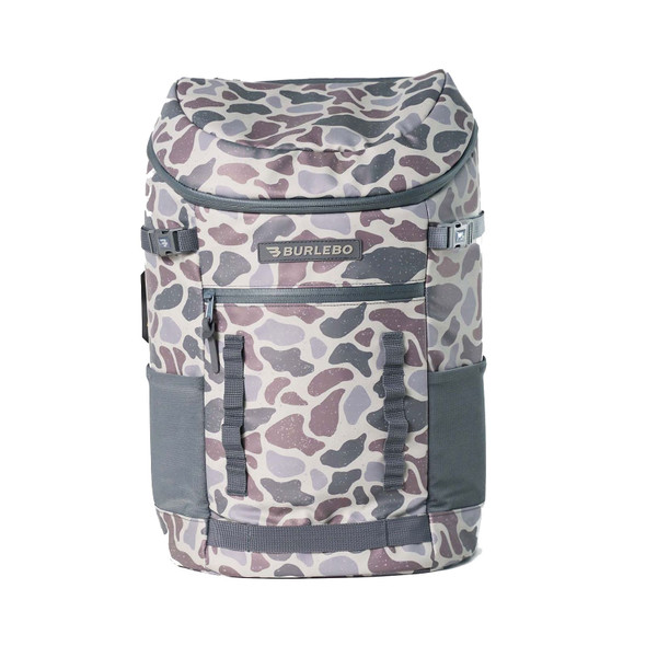 product variation Burlebo Classic Deer Camo insulated cooler backpack holding 24 cans image