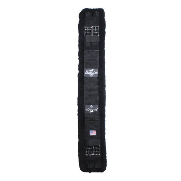 product variation PROFESSIONAL'S CHOICE Black Dressage Girth with Shearling (DGS-BLA) image