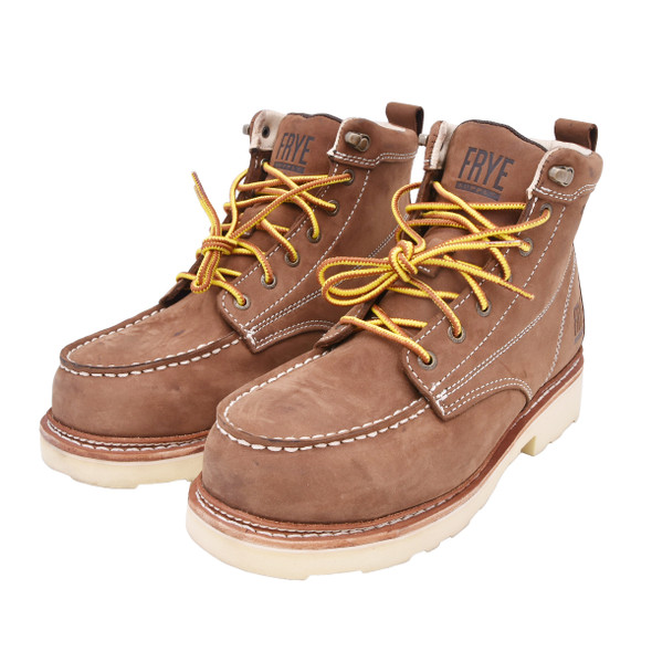 product variation Open Box (Great condition, limited use): Frye Supply Men's FR40301 Dark Brown The Safety-Crafted Work Boot Steel 6" Boot, 9.5M image
