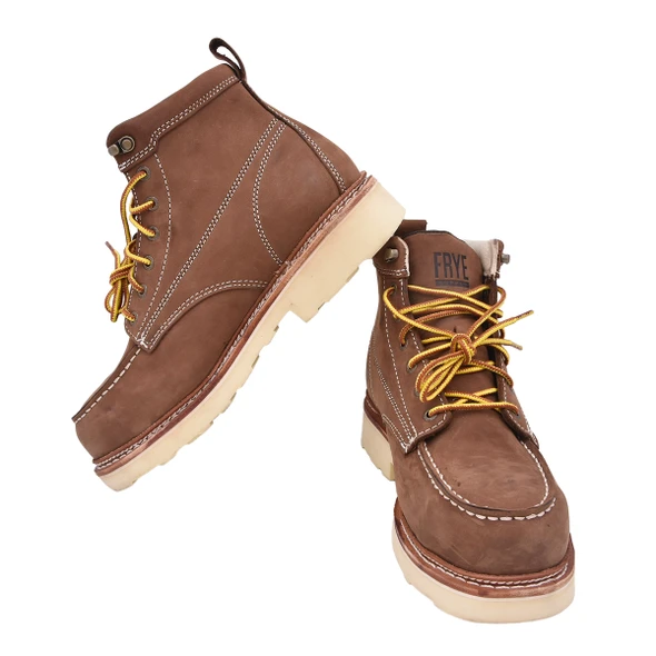 product variation Open Box (Great condition, limited use): Frye Supply Men's FR40301 Dark Brown The Safety-Crafted Work Boot Steel 6" Boot, 9.5M image
