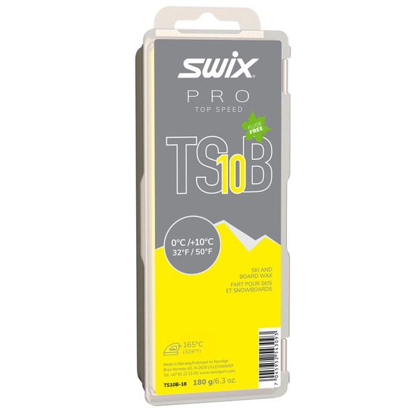 product variation SWIX TS10 Black 180g Racing Glide Wax (TS10B-18) image