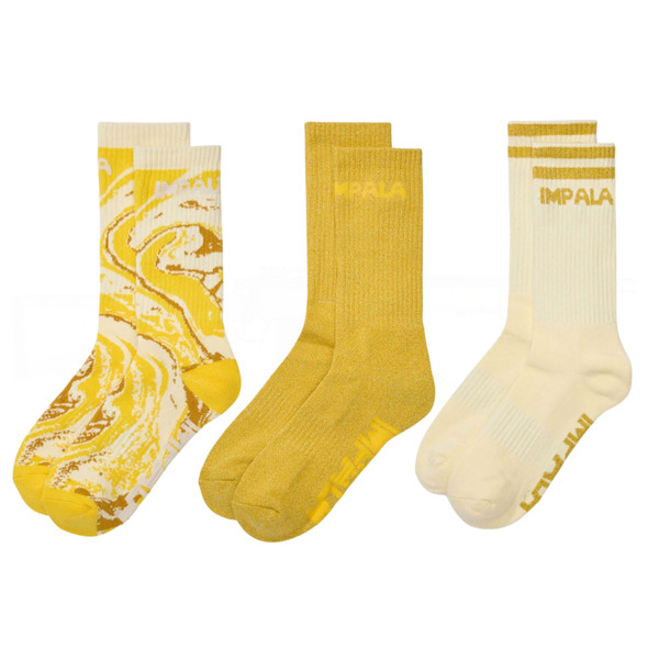 product variation IMPALA Marawa 3-Pack Marawa Gold Socks (IM787005-MARAWA_GOLD-1Sz) image