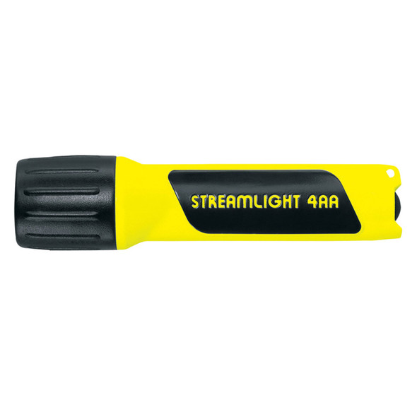 product variation w/ (4) AA alkaline batteries | Box Package | Yellow image