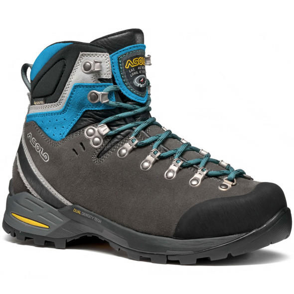 product variation Asolo Greenwood Pro GV women's Graphite and Danube Blue Perwanger leather Gore-Tex hiking boot image