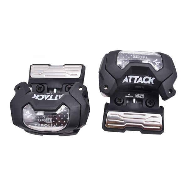 product variation Open Box (Great condition, limited use): TYROLIA Attack 14 GW Brake 95 [A] Solid Black Ski Bindings (114639) image