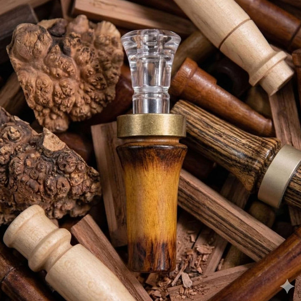 product variation DUCK COMMANDER Jase Robertson Pro Series Burnt Hedge Duck Call (DCPROBH) image
