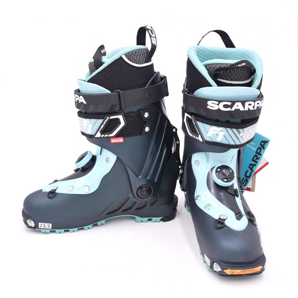 product variation Open Box (Great condition, limited use): SCARPA Women F1 Wmn, Color: Anthracite/Aqua, Size: 23.5 (12173/502.1-AntAqua-23.5) image