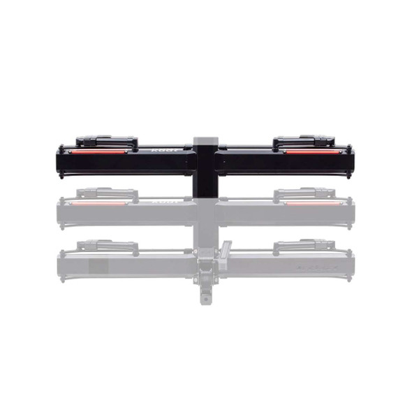 product variation Open Box (Damaged package): KUAT Piston Pro X Add On LED Dual Ratchet Platform Rack with Kashima - 1 Bike - Galaxy Gray (PXA1G) image