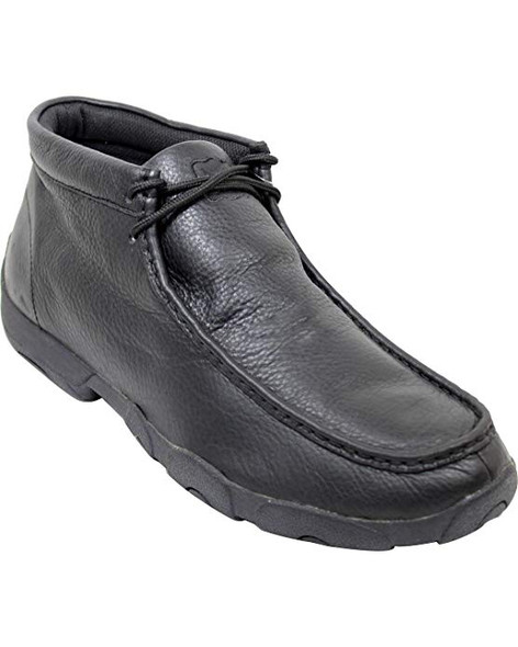 product variation Open Box (Damaged package): TWISTED X Men's Driving Moccasins, Color: Softy Black, Size: 11.5, Width: M (MDM0016-11.5-M0 image