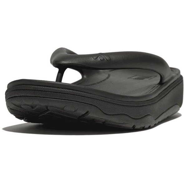 product variation Open Box (Damaged package): FITFLOP Relieff Recovery Toe-Post Sandals, Color: Black, Size: 8 (HF4-001-060) image