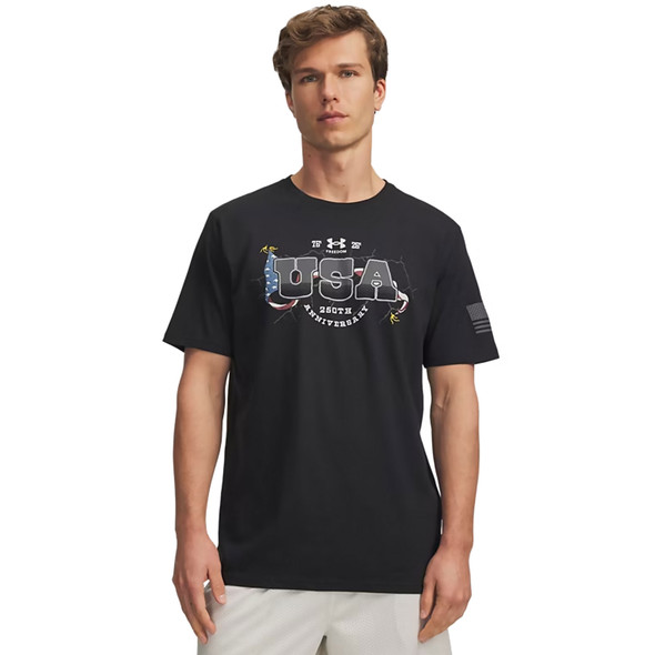 product variation UNDER ARMOUR Men's Freedom 1776 Black/White T-Shirt (6014649-001) image