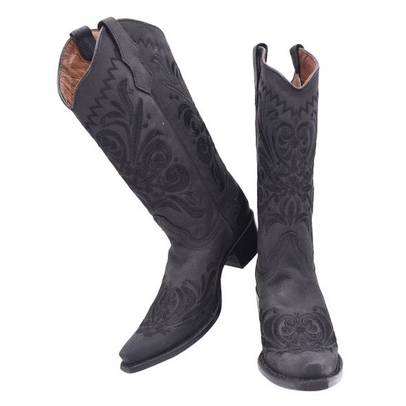 product variation Open Box (Great condition, limited use): CORRAL Ld Black Filigree, Size: 9.5, Width: M (L5433-M-9.5) image