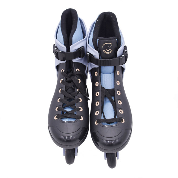 product variation Open Box (Great condition, limited use): C SEVEN Nostalgic Adult Inline Skates for Women and Adult, Color: Nightshade, Women's 13 / Men's 11 (C7-RSR-NIGHT-12) image