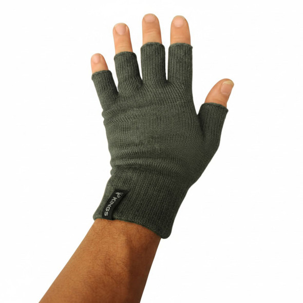 product variation KINGS CAMO Men's XKG Fingerless Merino Olive Gloves (XKG5010-OLV) image