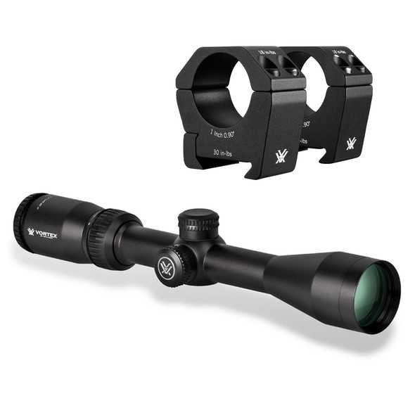 product variation VORTEX Crossfire II 3-9x40mm Dead-Hold-BDC Reticle 1in Riflescope with Sport 1in Medium Riflescope Rings (CF2-31007+SPT1-M) image