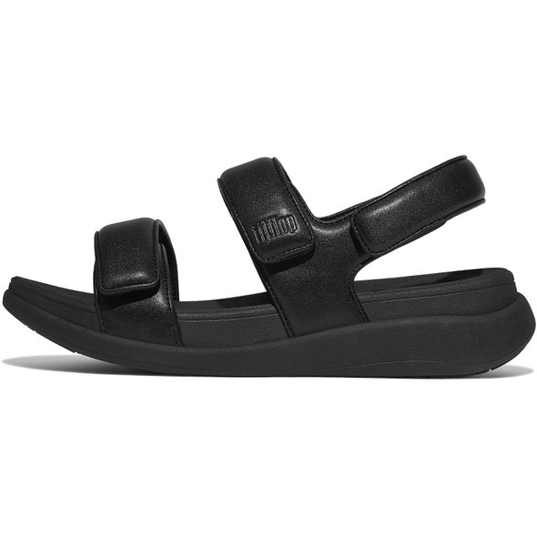 product variation FITFLOP Women's F-Mode Go Adjustable Flatform All Black Back-Strap Sandals (IV9-090) image