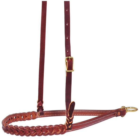 product variation PROFESSIONAL'S CHOICE Ranch Blood Knot Heavy Oil Horse Noseband (RH8194) image