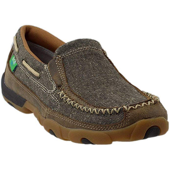 TWISTED X Womens ECO TWX Slip-on Driving Dust Moccasins (WDMS009)