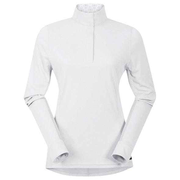 product variation KERRITS Women's Encore White/Bit Of Luck Long Sleeve Show Shirt (40413WHT/BITLUCK) image