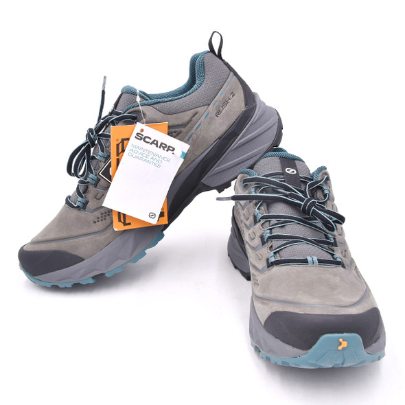 product variation Open Box (Great condition, limited use): SCARPA Men Rush 2 Pro Gtx, Color: Titanium/Ocean, Size: 43.5 (63133/200-TitOcn-43.5) image