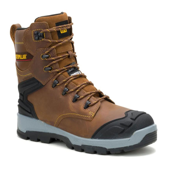 product variation CAT Men's Striver XL TX 8in Waterproof Composite Toe Bison Work Boots (P91893) image