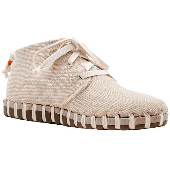 product variation KENGOS Women's Salinas Natural Linen/Cotton Chukka Boots (KW1006LC-NATU) image