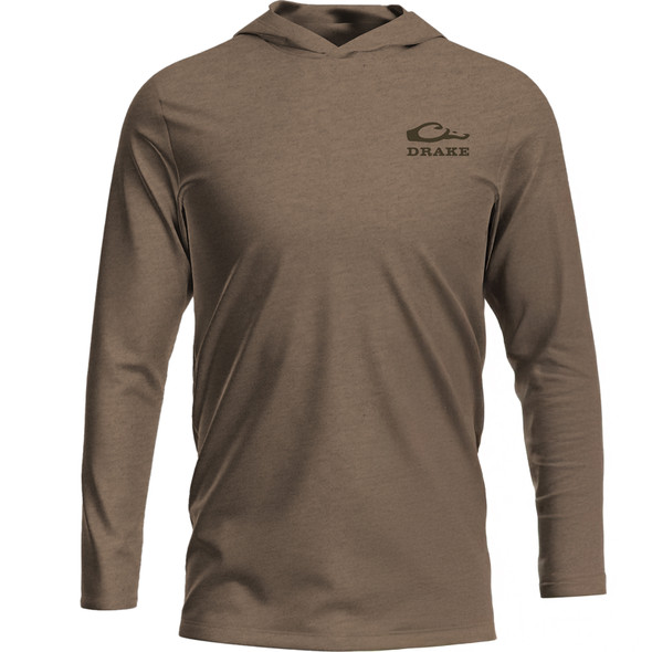 product variation DRAKE Men's Original Old School Graphic Savanna Tan Hoodie (DT8918) image