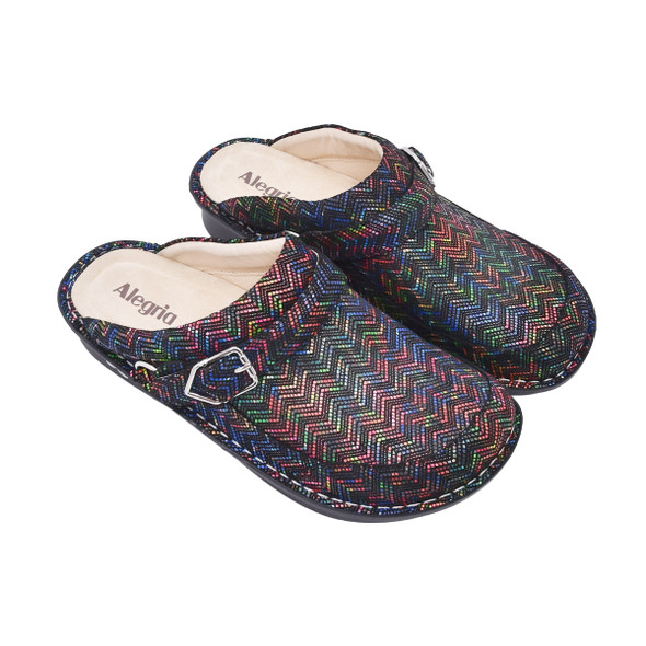 product variation Open Box (Great condition, limited use): ALEGRIA Seville Women's Professional shoes, Color: Ric Rack Rainbow, Size: 40, Width: M (SEV-453-40) image