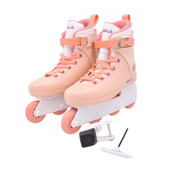 product variation Open Box (Great condition, limited use): IMPALA Lightspeed Inline Skate, Color: Apricot, Size: 10 (IMPINLINE1-APRICOT-10) image