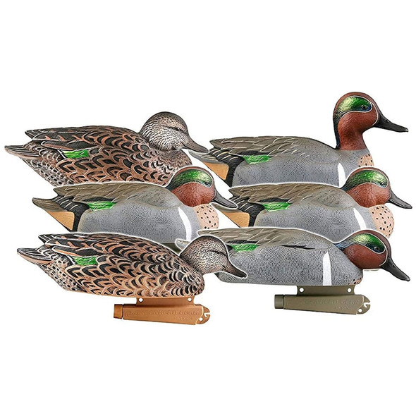product variation AVERY Pro-Grade Green-Winged Teal Duck Decoys, 6-Pack (73123) image