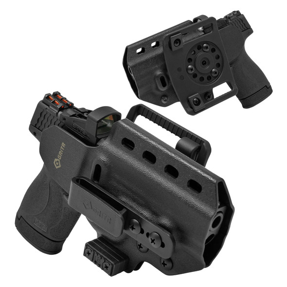 product variation GRITR OMNI IWB/OWB Ambidextrous Kydex Holster Fits Smith & Wesson Shield/Shield Plus image