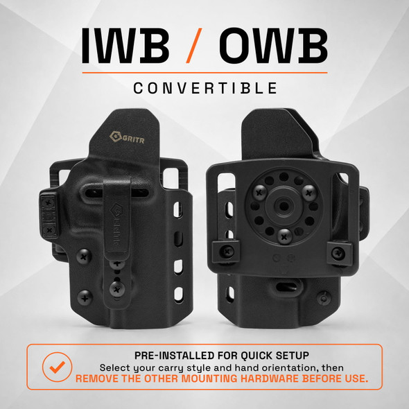 product variation GRITR OMNI IWB/OWB Ambidextrous Kydex Holster Fits Taurus G2 & G3 Series image