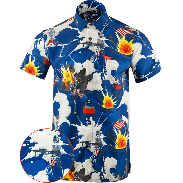 product variation RETRO RIFLE Men's Me and the Boyz Button Down SS Shirt (59439021) image