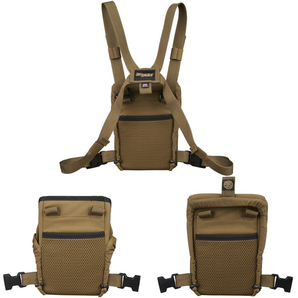 product variation SIG SAUER Zulu HDX Small Coyote/Black Binocular Harness Chest Pack (SOZBH302) image