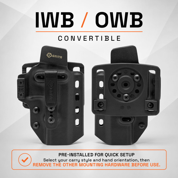 product variation GRITR OMNI IWB/OWB Ambidextrous Kydex Holster Fits CZ P-10 Series image